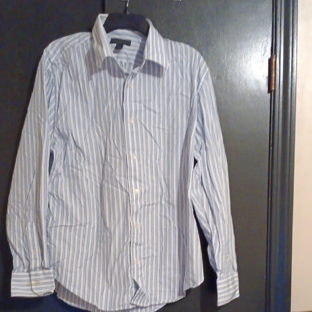Men's Blue Striped Shirt